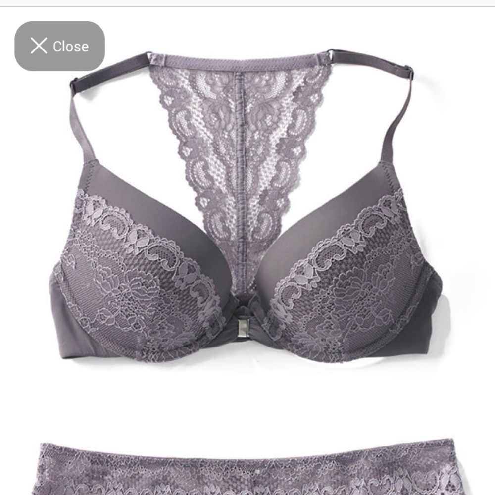 Adore Me Racerback Plunge Push Up Bra